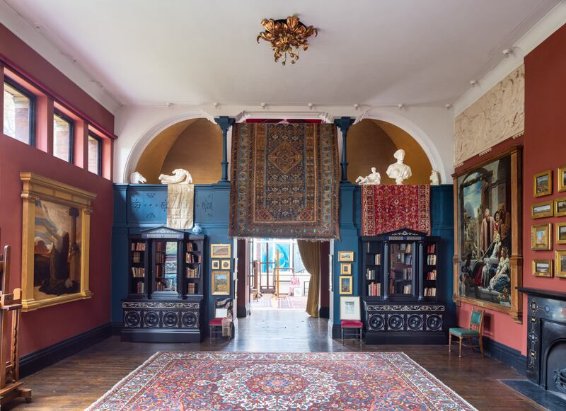 Detail of Leighton's studio and view into Winter Studio. Photo: Dirk Lindner / Leighton House