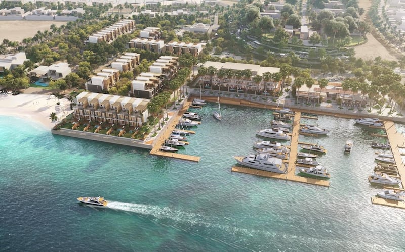 Jubail Island is a Dh10 billion development set amid Abu Dhabi's mangroves. Photo: Jubail Island Investment Company
