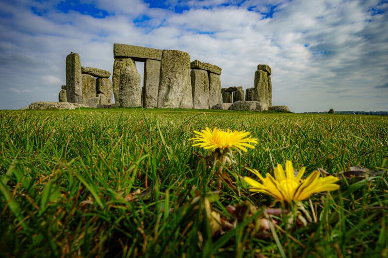 5. The stone circle at Stonehenge, Wiltshire, in the UK. PA