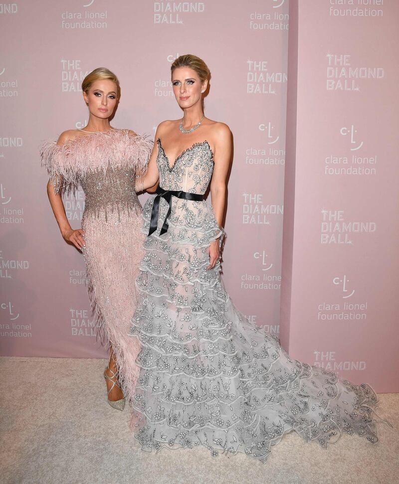 Heiress sisters Paris Hilton and Nicky Hilton Rothschild. AFP