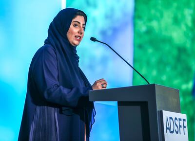 Sheikha Shamma bint Sultan, president and chief executive of the UAE Independent Climate Change Accelerators. Victor Besa / The National