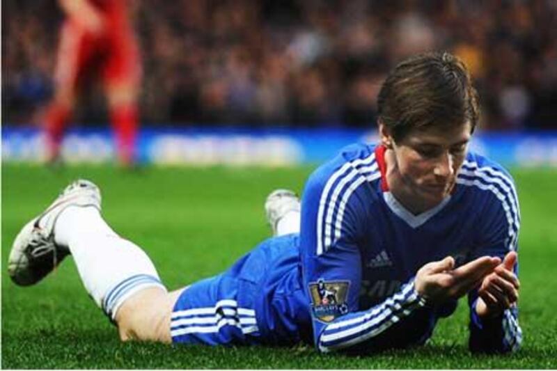 Fernando Torres got off to a bad start with Chelsea.