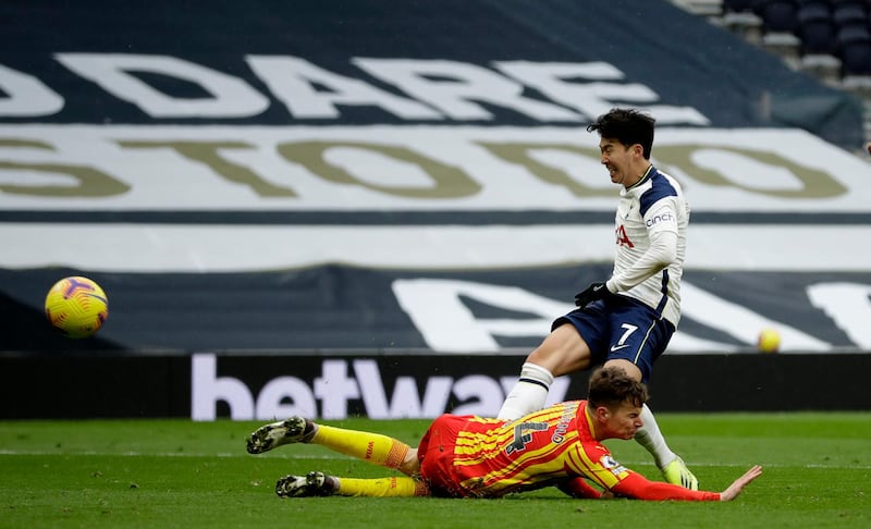 Son Heung-min - 8: Had Spurs first shot on goal 11 minutes; a long-range effort comfortably saved by Johnstone after being found by Kane. Same combination nearly worked again straight after break but goalkeeper stopped well with his foot. Fine overlap and finish made it 2-0 after 58 minutes. Relieved to have attacking partner in crime back in action. PA