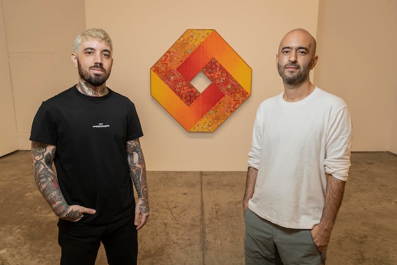 Artists Nima Nabavi and Jason Seife's joint exhibition Duality is on show at The Third Line gallery, Alserkal Avenue. All photos: Antonie Robertson / The National