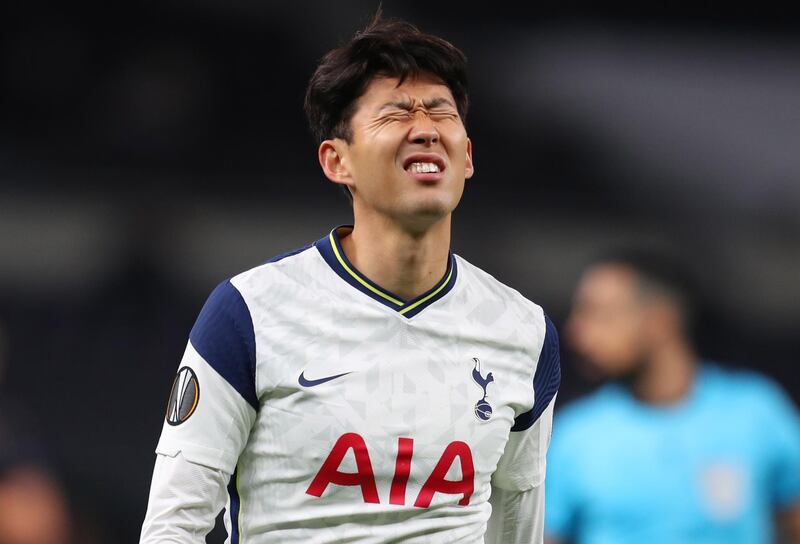 Spurs attacker Son Heung-min. EPA