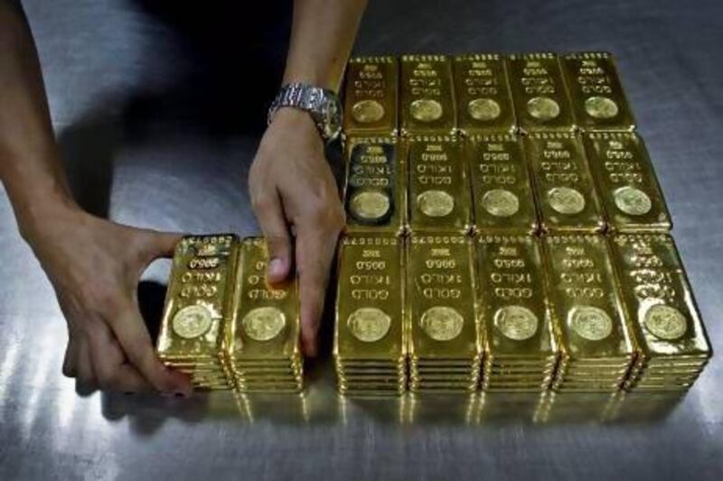 Gold accounted for Dh52.8bn of the UAE's exports in the first seven months of last year. AP Photo / Kamran Jebreili