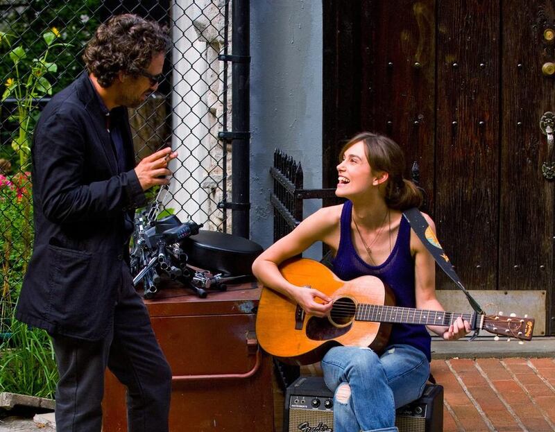 Mark Ruffalo and Keira Knightley in a scene from Begin Again. Courtesy The Weinstein Company / AP Photo