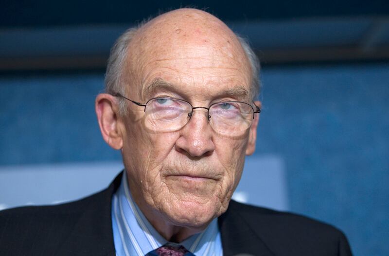 Former senator Alan Simpson has been a prominent advocate for campaign finance reform, responsible governance and marriage equality. AP