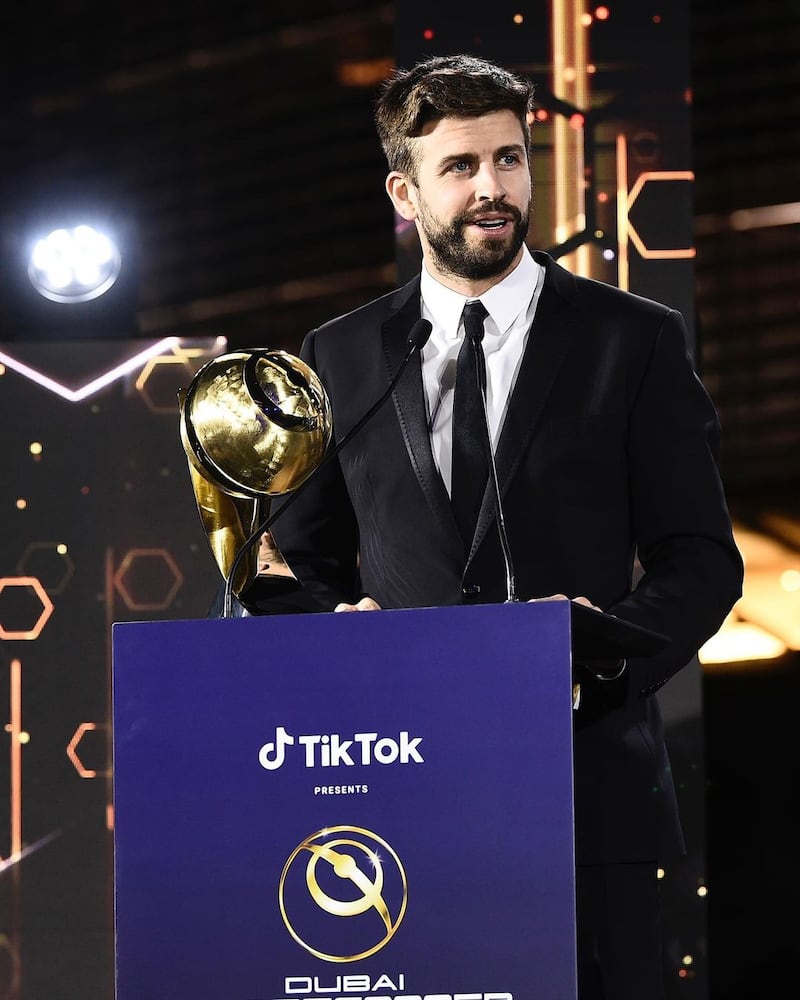 Barcelona's Gerard Pique received the Player Career Award at the 2020 Dubai Globe Soccer Awards. The football star and husband of pop star, Shakira, took to Instagram to write: "Really honored to receive the Player Career Award! Thank you so much @globesoccer and congrats to all winners! Instagram