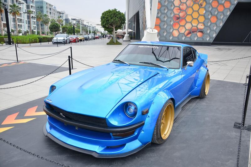 A custom-made, 1971 Datsun 240Z.