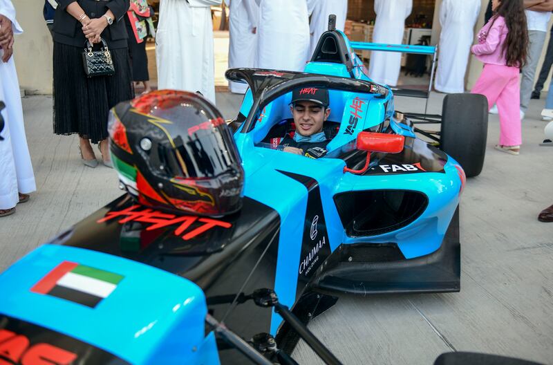 Rashid Al Dhaheri hopes to climb up the ranks in single-seater racing
