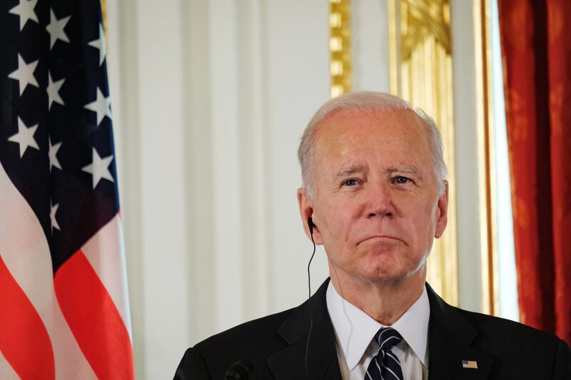 US President Joe Biden in Japan. Getty