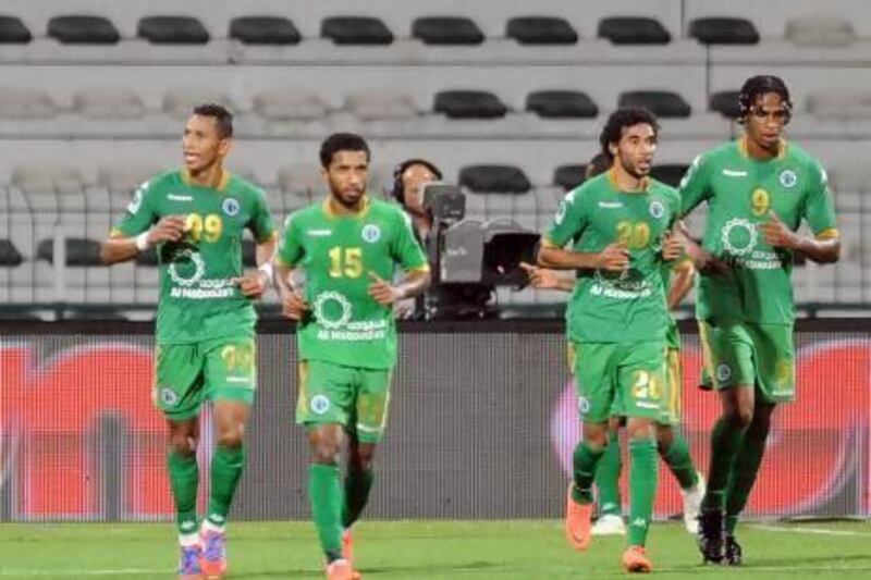Ciel, left, and the rest of Al Shabab are aiming to secure some silverware this campaign and the President's Cup is their best chance. But first they must defeat Al Wahda to reach the final.