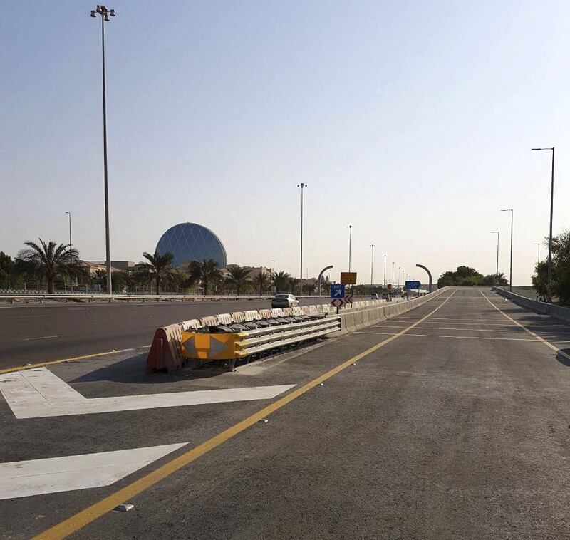 Abu Dhabi City Municipality has opened a new entrance to Khalifa City next to Al Raha Beach, at a length of 800 metres and costing Dh11 million. Courtesy: Abu Dhabi Municipality