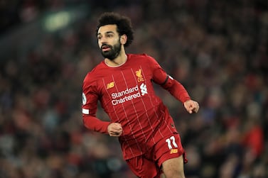 Mohamed Salah of Liverpool will be relishing the Mersey derby against Everton in midweek. Getty