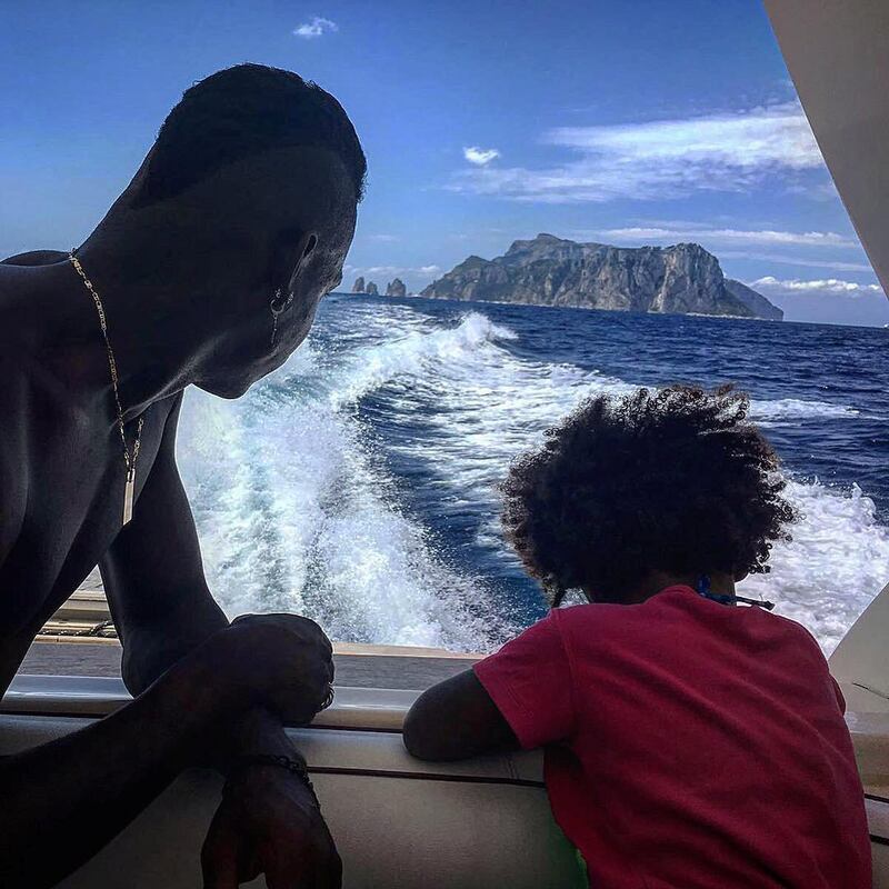 The former Liverpool, Manchester City, AC Milan and Italy striker Mario Balotelli. Instagram/ @mb459
