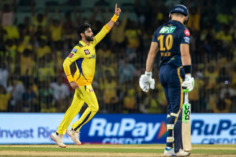 Ravindra Jadeja (Chennai Super Kings, 20 wickets, econ 7.56; 190 runs, SR 142.85) Both incisive and thrifty with the ball, and ice cool with the bat when needed in the final. AP Photo