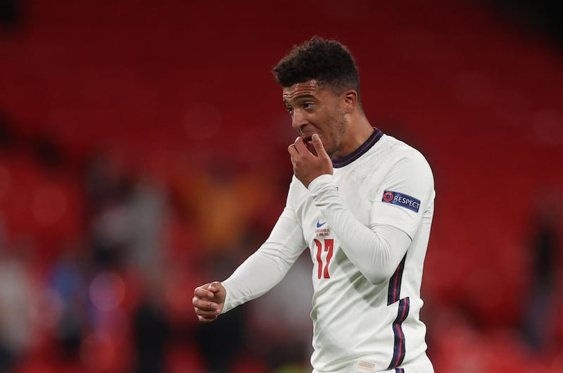 Sancho N/R - On for Saka after 83 to win 20th England cap. The Dortmund winger hoped for much more from this tournament than a few minutes. Reuters