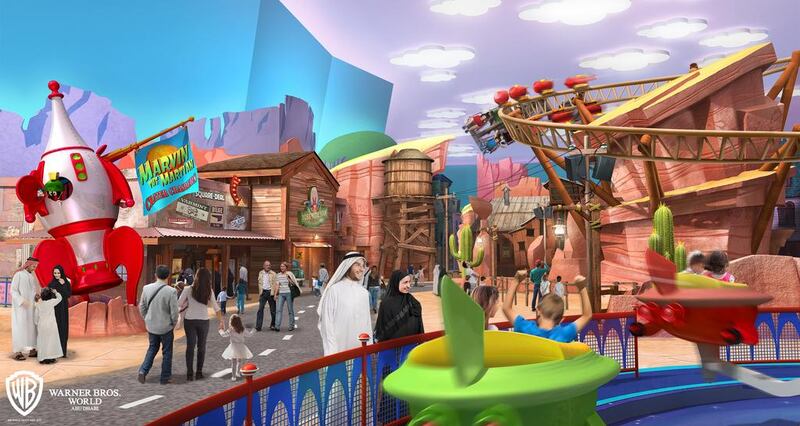 With Dynamite Gulch, Warner Bros Abu Dhabi promises to ‘take you to the stars and deep into the canyon’. Courtesy Miral
