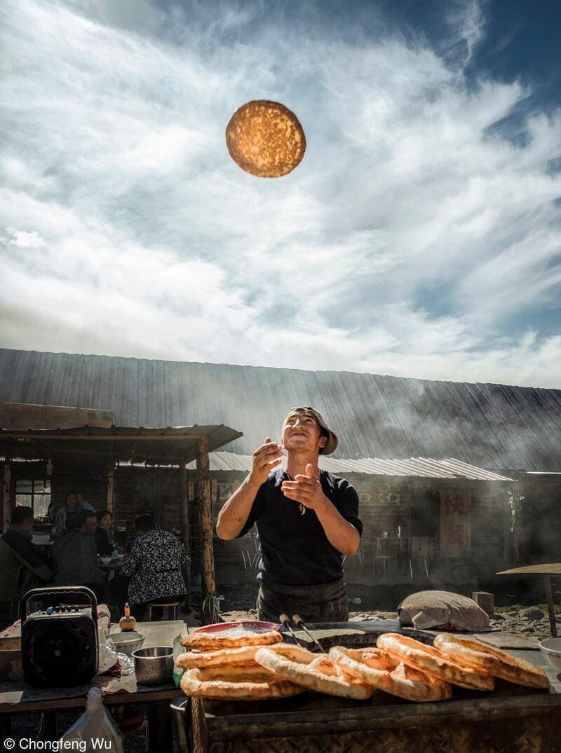 'Throwing up the Nan' by Chongfeng Wu (China) - Street Food category