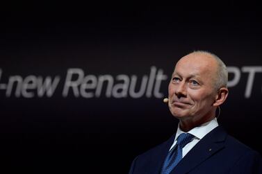 Thierry Bollore, ousted chief executive of Renault. AFP