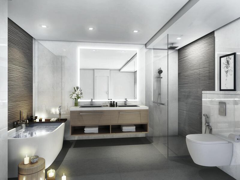 Master bathroom