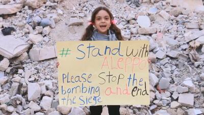 Bana came to the world's attention as she pleaded for peace from under-siege Aleppo. Courtesy: Bana Aladbed Twitter