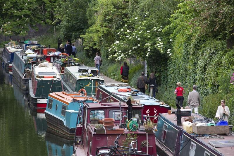 Soaring housing costs in London have fuelled a surge in the number of people seeking cheaper accommodation on boats, with increased numbers putting pressure on the city's historic rivers and canals. AFP PHOTO