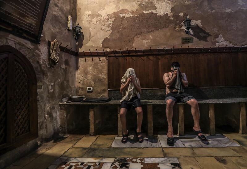 Like other centuries-old hamams in the region, Hamam al-Samra carries on a tradition of public bathing dating back to Roman times. EPA