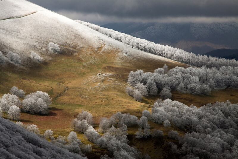 First Place - Landscape, Francisco Javier Munuera Gonzalez,
Spain. Slope of Mount Adi, in Navarra.