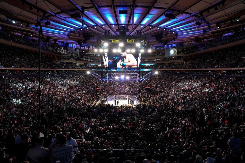 Action from UFC 244 which took place at Madison Square Garden in New York on Saturday, November 2. Reuters