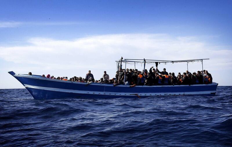 The number of migrants making Mediterranean crossings has gone down. EPA