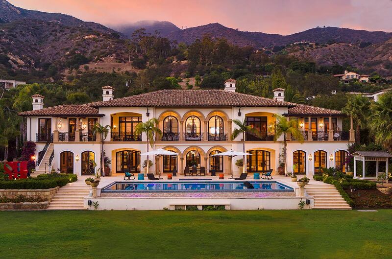 Located at 888 Lilac Drive in Montecito, this home is currently listed at $33.5 million. All photos: Zillow
