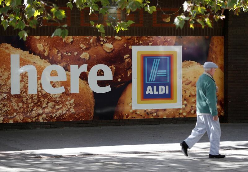 FILE PHOTO: An Aldi superstore is seen in London, Britain, September 29, 2018.  REUTERS/Peter Nicholls/File Photo