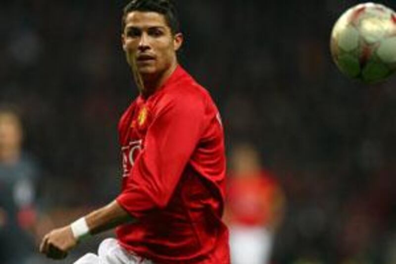 Cristiano Ronaldo is the last Manchester United player to be crowned European footballer of the year. AFP