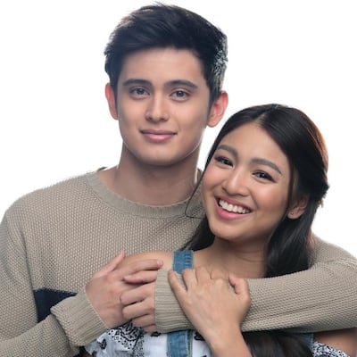 James Reid and Nadine Lustre, aka JaDine, in happier times. Courtesy Star Cinema