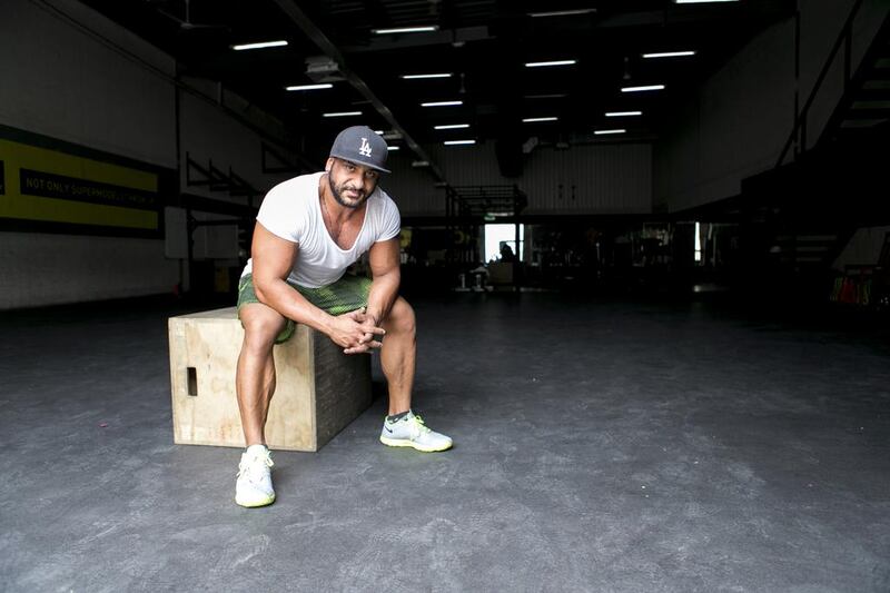Fahad Al Hammadi works as a personal trainer and fitness coach. Reem Mohammed / The National