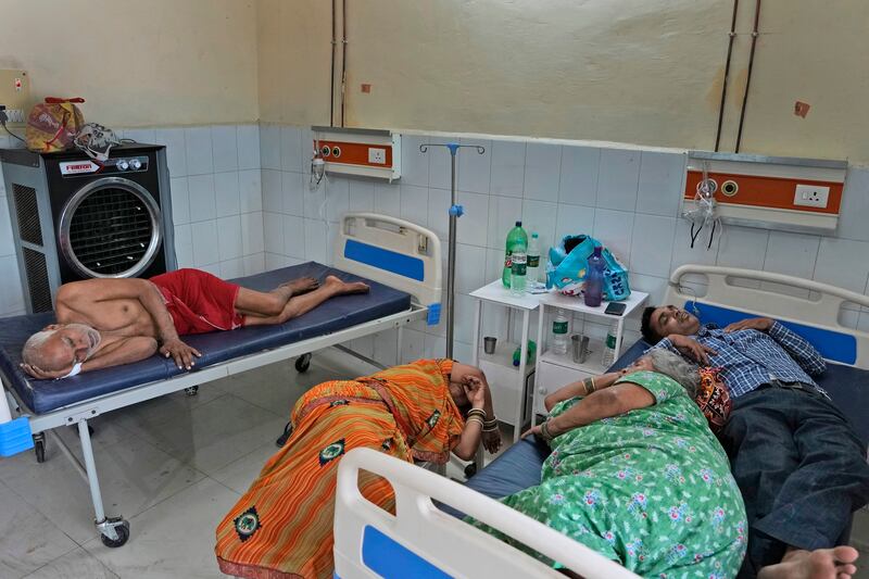 Victims of the heat in Ballia, Uttar Pradesh state