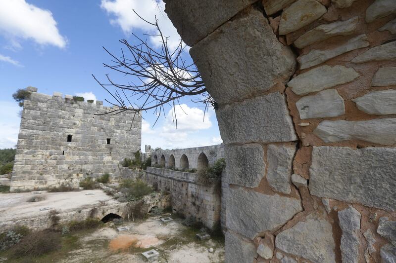 A section inside the Saladin Fortress