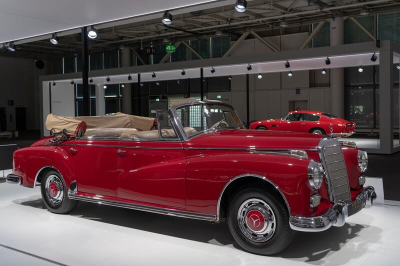A Mercedes-Benz 300 D Cabriolet D from 1960 on display. EPA