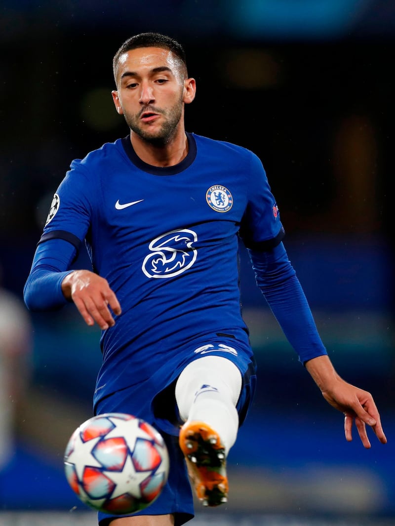Chelsea's Moroccan midfielder Hakim Ziyech. AFP
