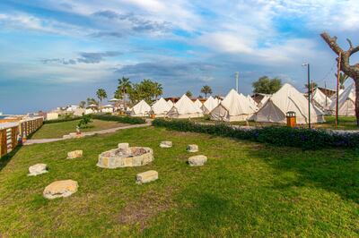 The Longbeach Campground in Ras Al Khaimah offers all-inclusive stays over National Day holidays. Courtesy Bin Majid Hotels & Resorts