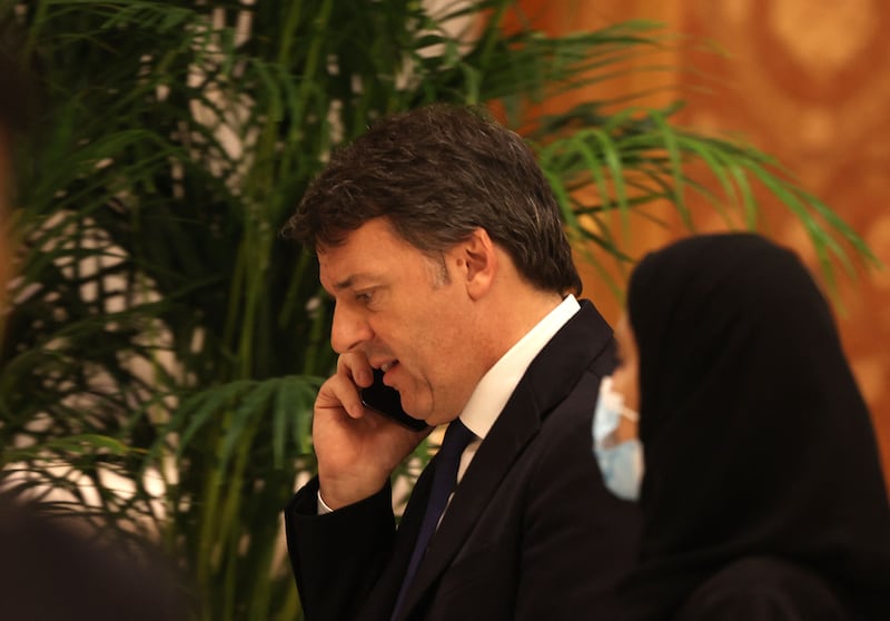 Former Italy prime minister Matteo Renzi. AFP