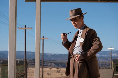 Cillian Murphy in a scene from Oppenheimer. Photo: Universal Pictures