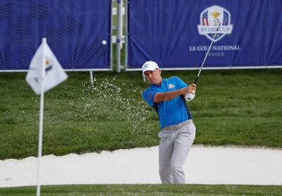 Golf - 2018 Ryder Cup at Le Golf National - Guyancourt, France, September 24, 2018    Team Europe's Ian Poulter REUTERS/Charles Platiau