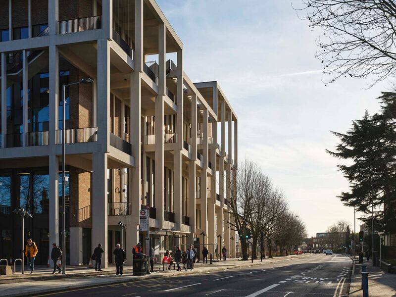 Kingston University London – Town House by Grafton Architects has been shortlisted for the Riba Stirling Prize. Photo: Grafton Architects