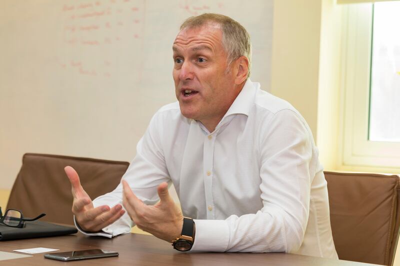 Dubai, UAE - July 31, 2017 - Paul Firth, director of Anglo Arabian Healthcare, provides psychiatric counceling to corporate workforces throughout the GCC - Navin Khianey for The National