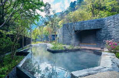 Hoshinoya Guguan in Taiwan is a water-inspired mountain escape. Courtesy Hoshino Resorts 