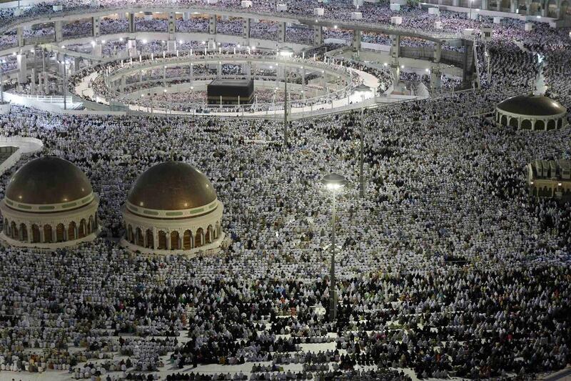 Muslim pilgrims pray around the holy Kaaba at the Grand Mosque, during the annual Hajj pilgrimage in Mecca Reuters