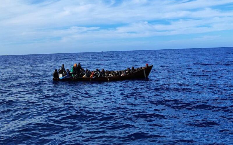 Migrants would pay up to €15,000 each for the sea leg of the voyage. EPA